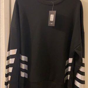 Black long sleeve sweater